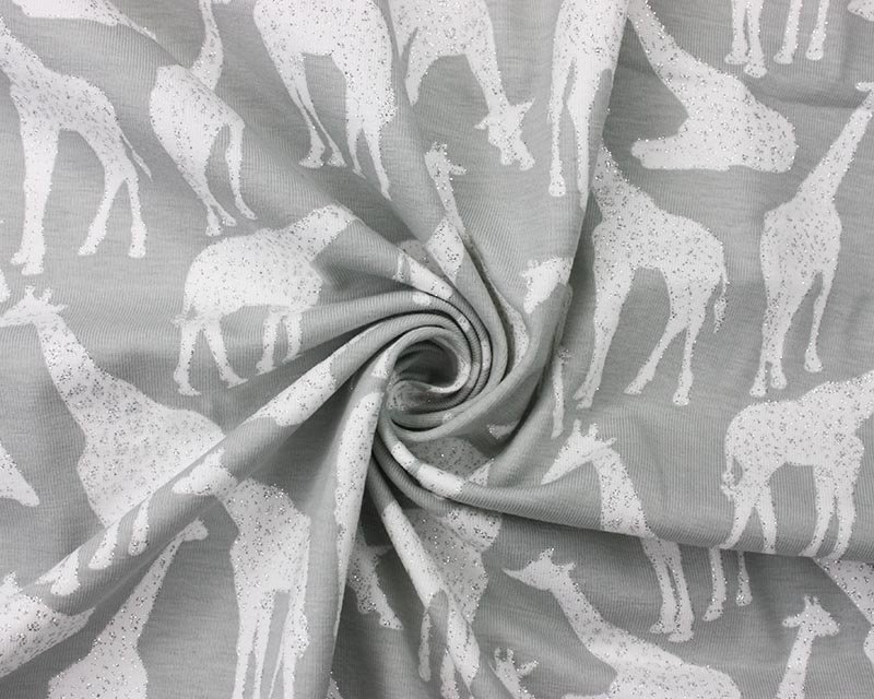 Giraffe clearance jersey fabric